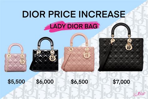 most expensive lady dior bag|lady dior euro price.